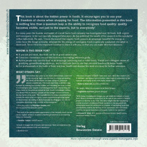 Back cover The Invisible Power within Foods